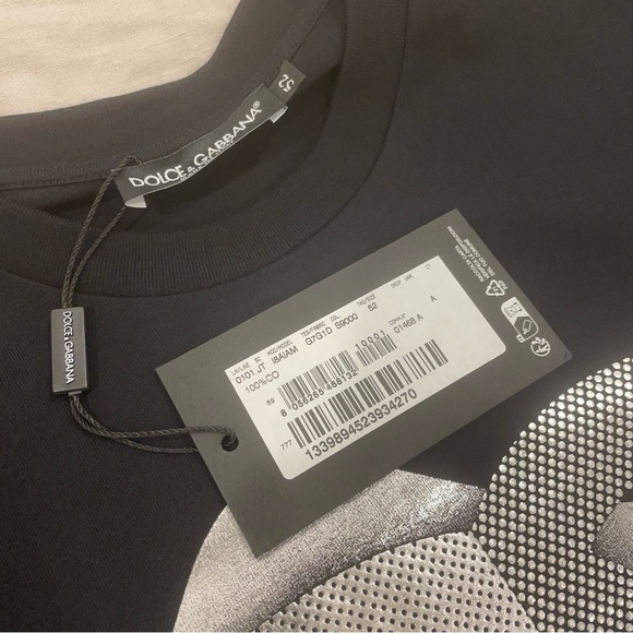 Dolce & Gabbana Platinum Drip T-shirt Realtà Parallela Limited Edition EU 52 - Picture 10 of 13